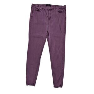 Liverpool Los Angeles Skinny Jeans Jeggings Mauve Purple Sz 16